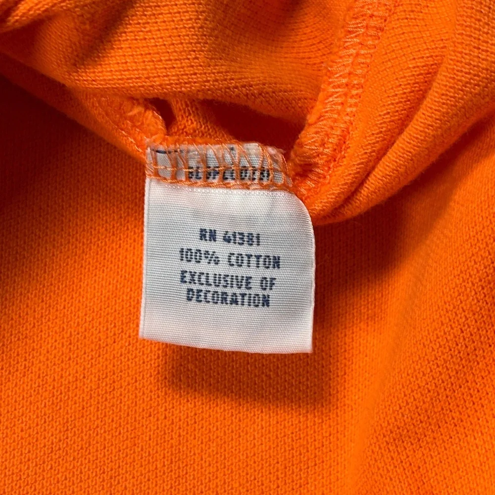 Polo Ralph Lauren Polo Mens XL Orange Green Pony Logo Short Sleeve Pique Shirt